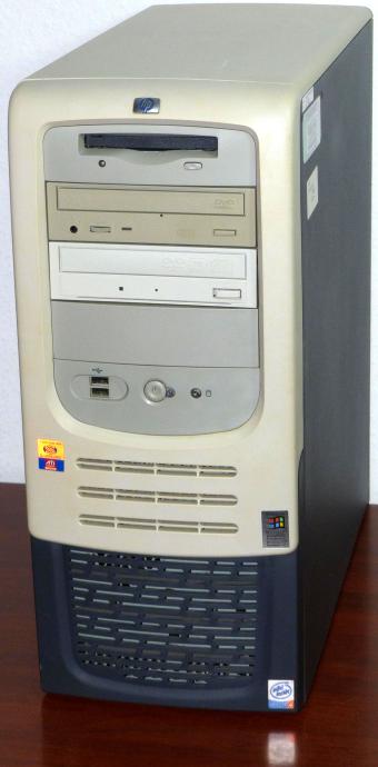 HP Vectra VL420MT System Number: P5756T Pentium 4 PC inkl. Windows 2000 Professional COA