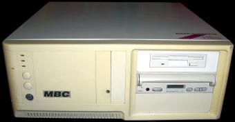 MBC Bader Datentechnik PC 486DX 33MHz CPU, 8MB RAM, SCSI HDD, NEC MultiSpin 4x CD-ROM Laufwerk, Floppy