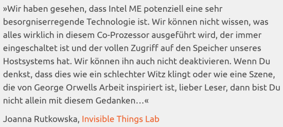 Intel x86 – Sackgasse ohne Ausweg