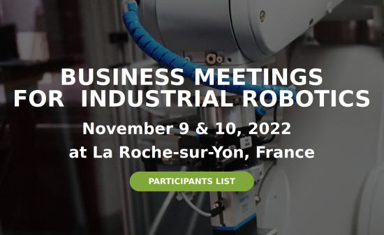 Business meetings for industrial robotics France Business meetings for industrial robotics France